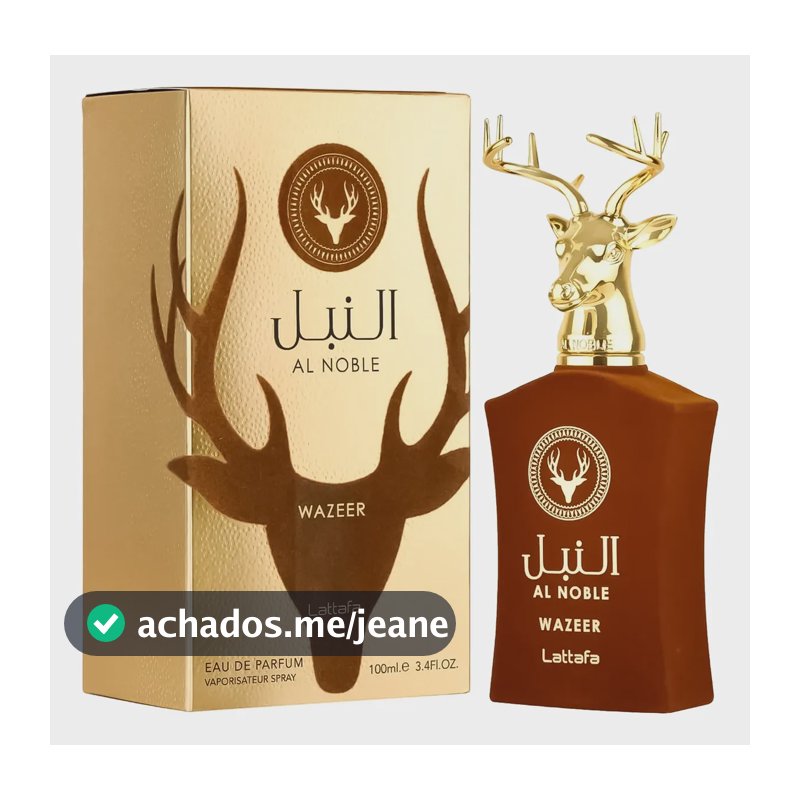 Perfume Árabe - Lattafa Al Noble Wazeer Masculino Edp 100ml