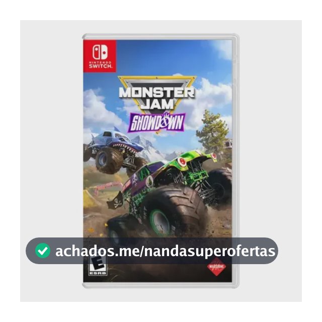 Monster Jam Showdown Switch Midia Fisica Nintendo