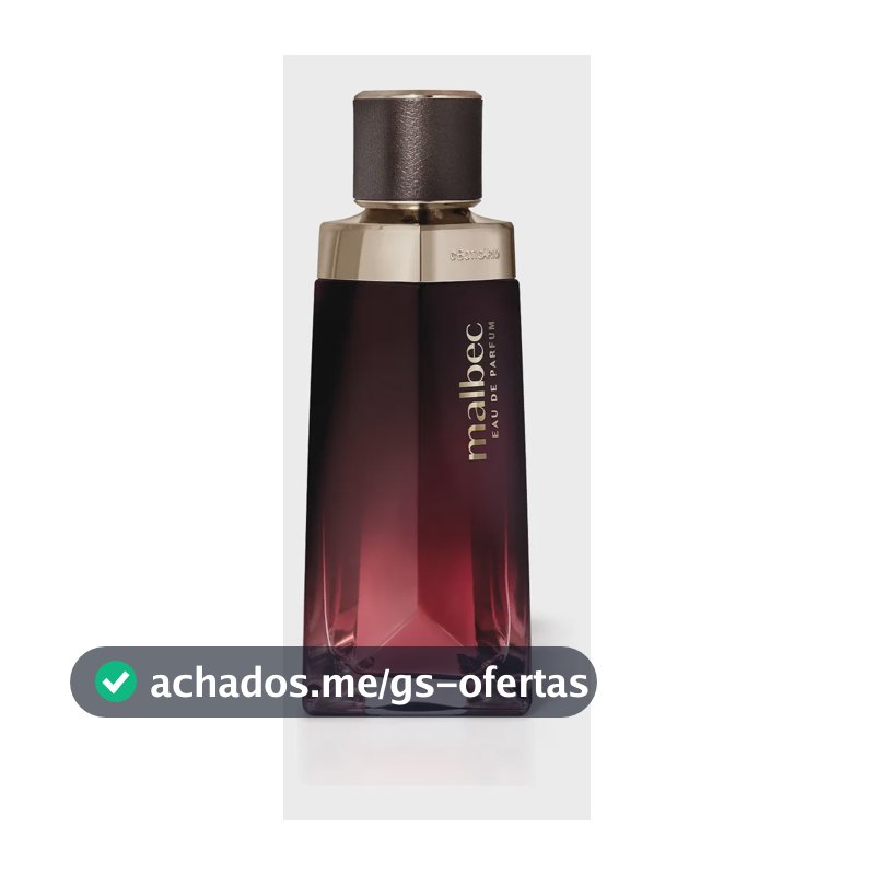 Malbec Eau De Parfum O Boticário Masculino Original 90ml