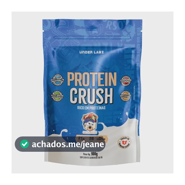 Whey Protein Crush 100% Concentrado Under Labz Coenzima Q10