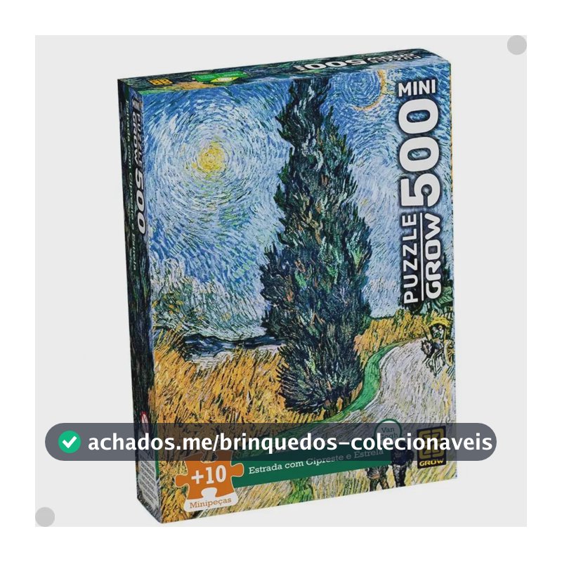 Quebra Cabeça Grow Van Gogh 500 Pcs Mini