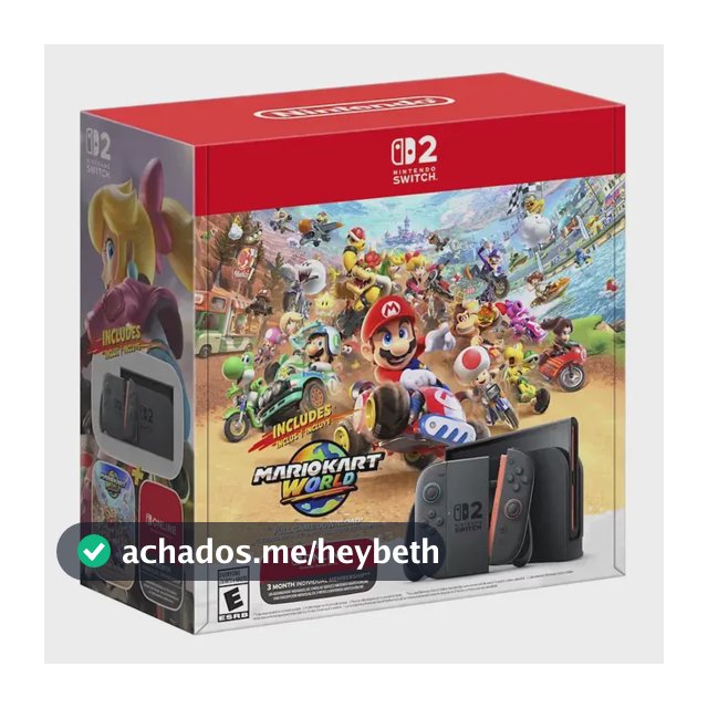 Bundle Nintendo Switch 2 + Mario Kart World + 3 Meses NSO