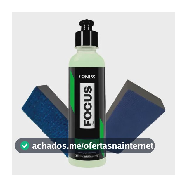 Focus Removedor De Chuva Ácida Vonixx 240ml Com Aplicadores