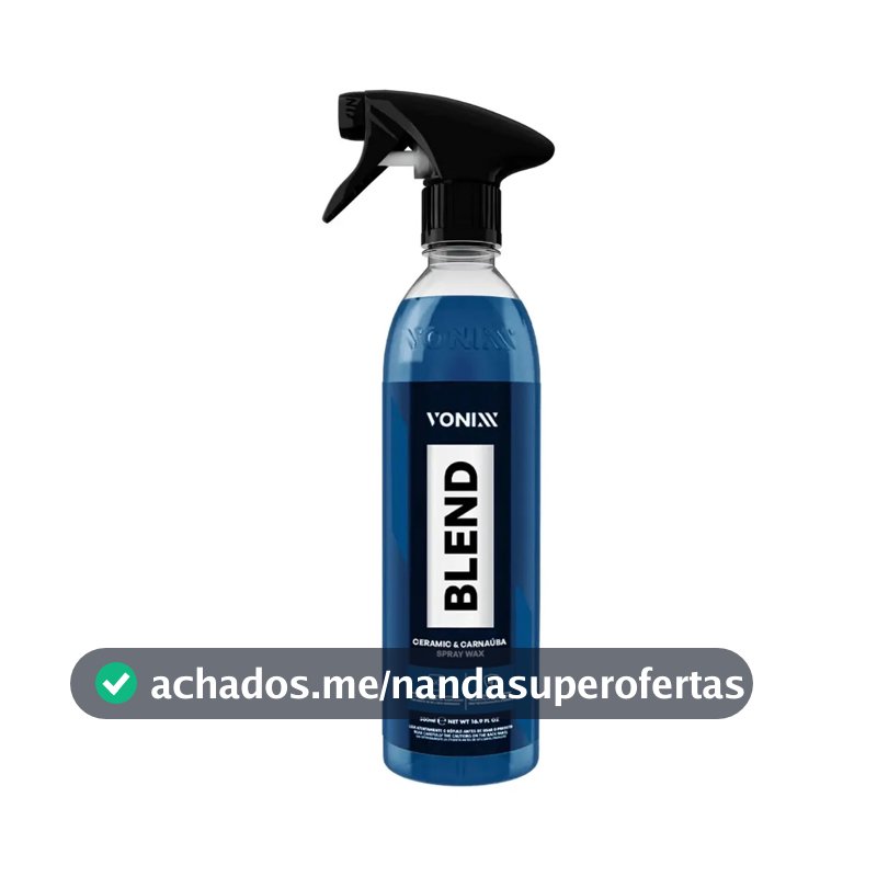 Cera Automotiva Vitrificadora Blend Vonixx Carnaúba + Sílica