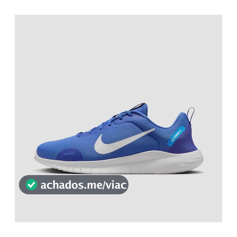 Tênis Nike Flex Experience Run 12 Masculino Azul/branco 41 Br
