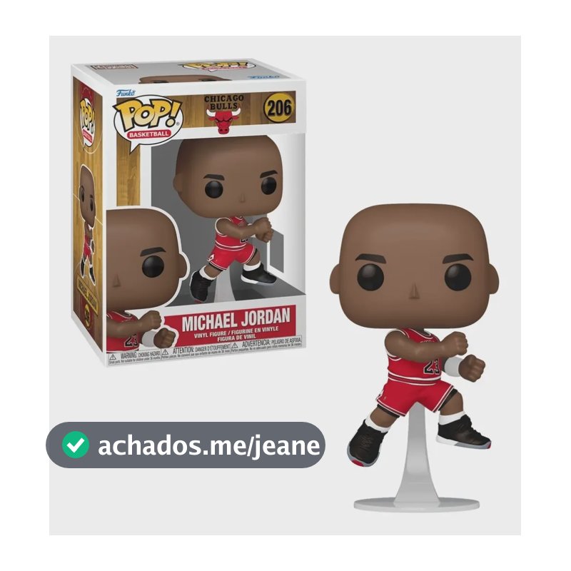 Boneco Funko Pop! Nba Bulls Michael Jordan ('89) The Shot