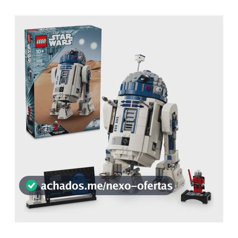 Bloco De Montar Lego Star Wars Droide R2-d2 1050pçs 75379