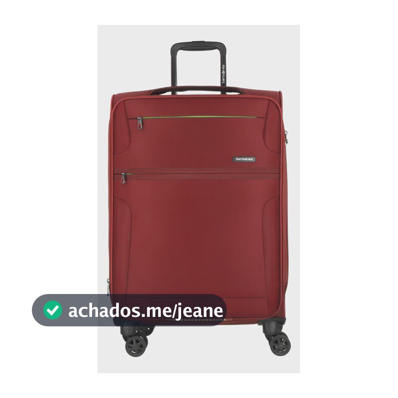 Mala Samsonite Bahia Lite EXP Grande Vermelha
