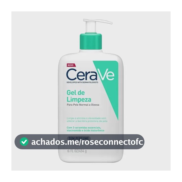Gel De Limpeza Facial Para Pele Normal A Oleosa 454g Cerave
