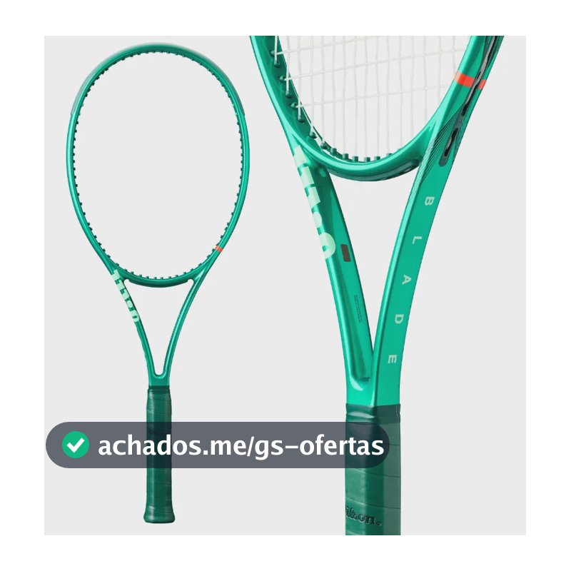 Raquete de Tênis Wilson Blade 305g, 18x20, L4, Verde Championship