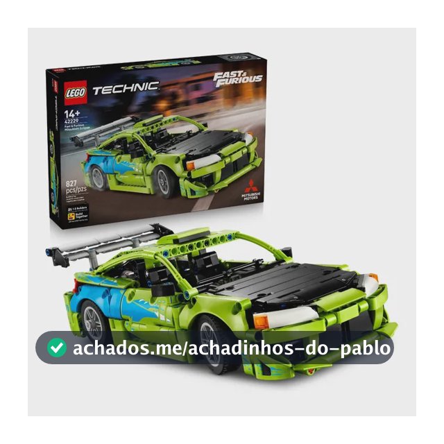 Lego Technic Carro Fast And Furious 42229 827 Mistubishi Eclipse