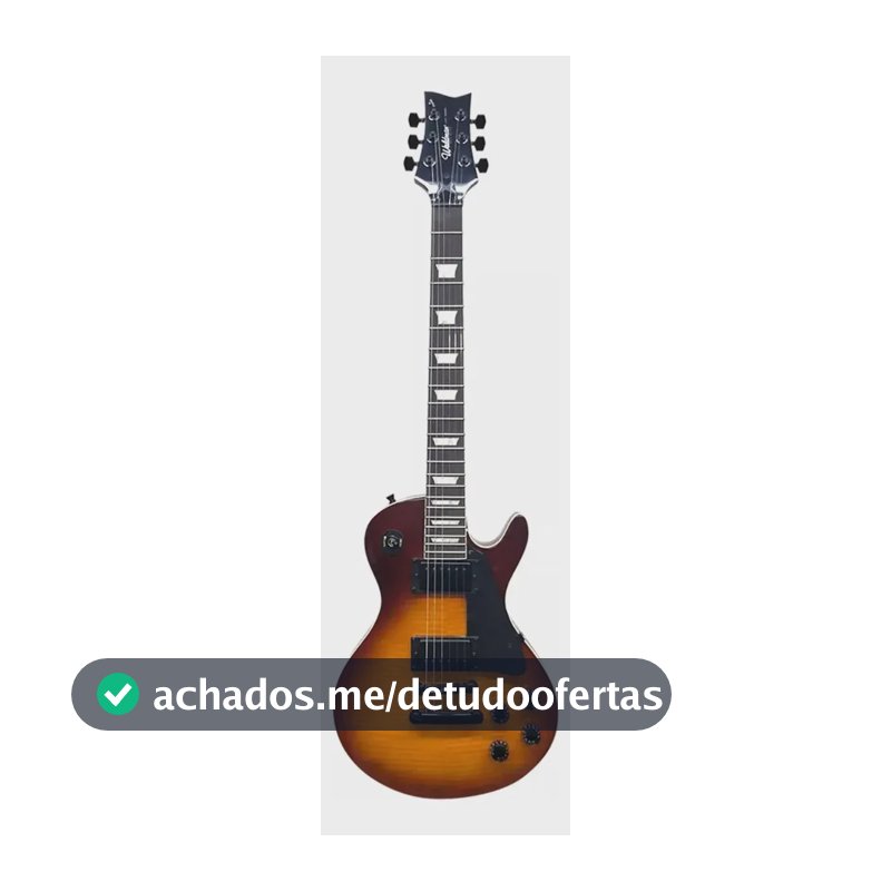 Guitarra Waldman Eletrica 6 Cordas Glp-250f Bb Destro Brown