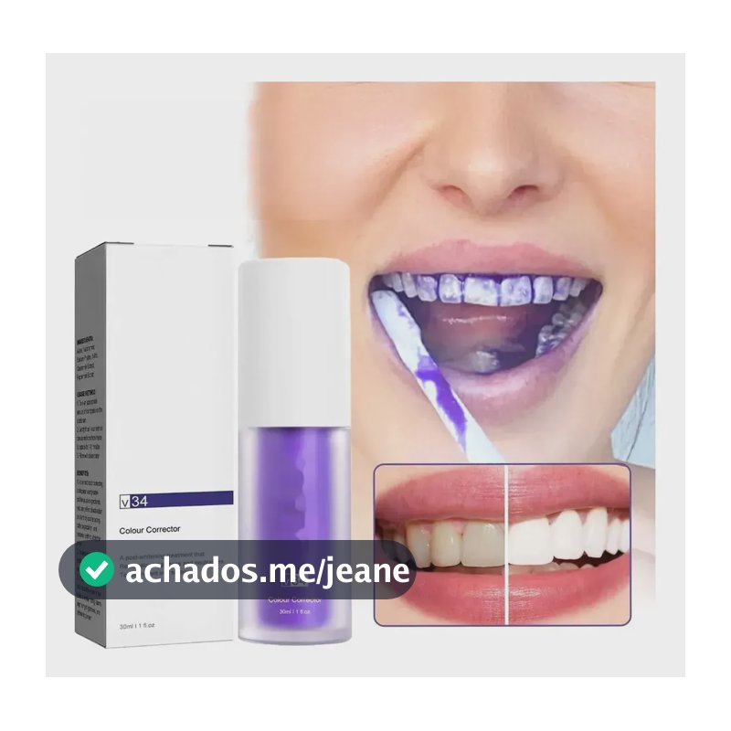 Creme Dental Branqueador Remove Manchas Corretor Clareador