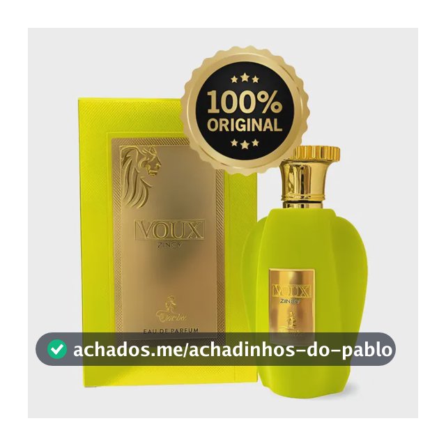 Perfume Voux Zingy Paris Corner 100 Ml