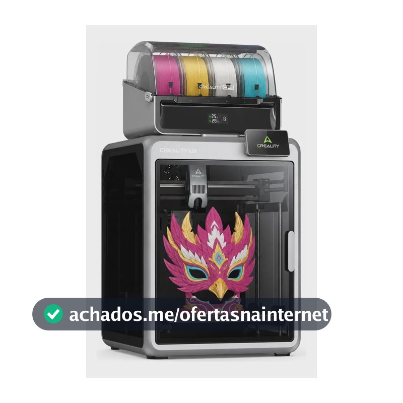 Impressora 3d Creality K2 Combo Com Cfs Multicolor, 600 Mm/s Cor Preto