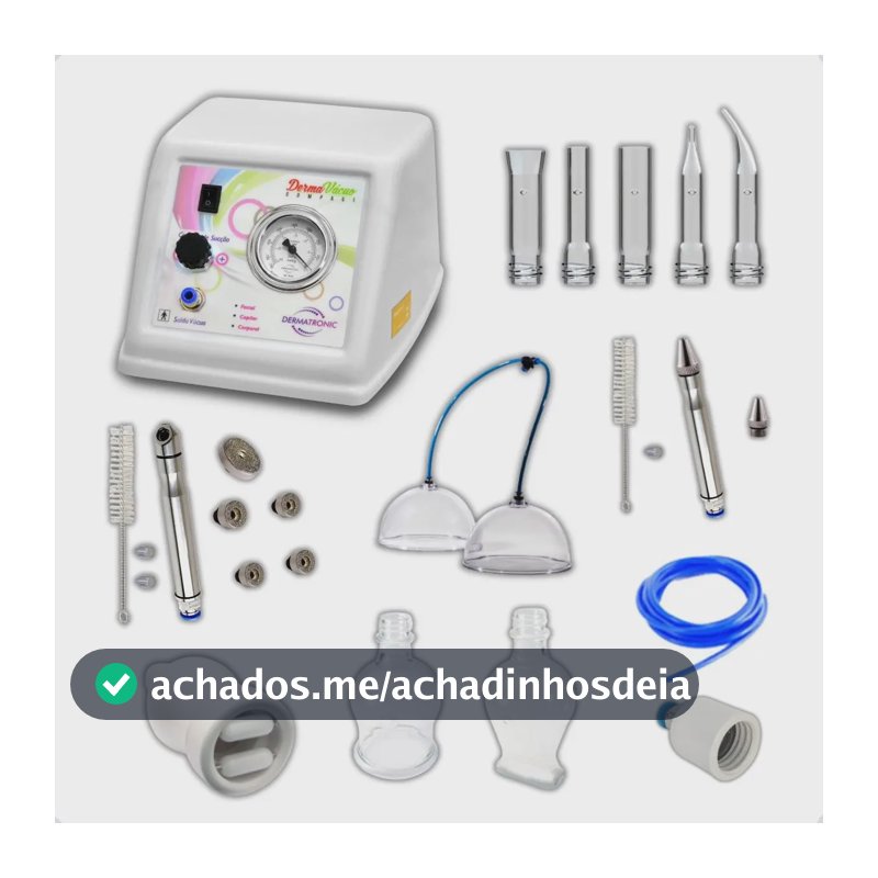 Aparelho De Vacuoterapia Peeling Diamante Pump Up Extração