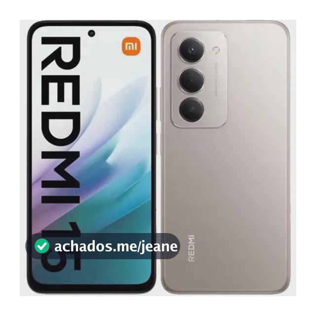 Xiaomi Redmi 15 12gb Ram 128gb Dual Sim 50mp 7.000mah Cinza Titan Gray