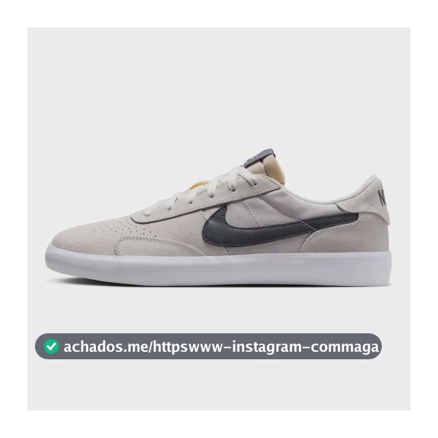 Tênis Nike Sb Heritage Vulc Masculino Bege/preto 43 Br