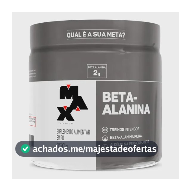 Beta Alanina 150g Max Titanium Suplemento Para Treino Sem Sabor