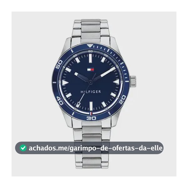 Relógio Tommy Hilfiger Masculino Aço Prateado 1791817