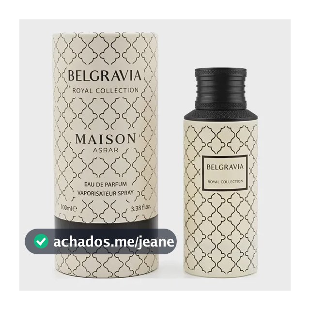 Perfume Maison Asrar Belgravia Royal Collection Edp 100ml