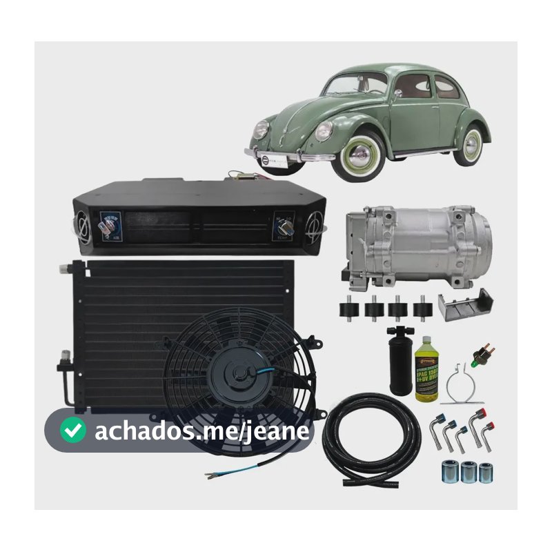 Kit Ar Condicionado Eletrico Completo Vw Fusca P/ Adaptação