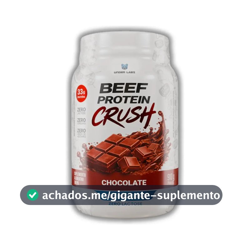 Beef Protein Crush Chocolate 910g - Under Labz Chocolate