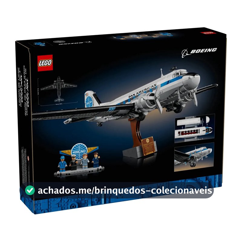 Lego 11378 Douglas Dc-3 Pan Am Airliner - Avião Comercial 1903