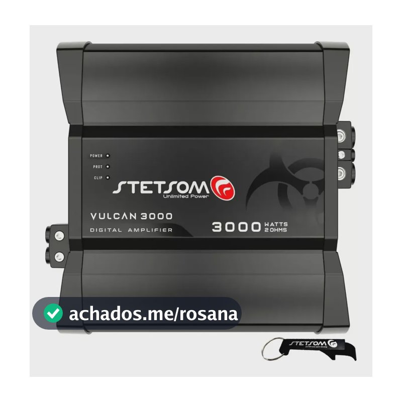 Modulo Stetsom Vulcan 3000 2 Ohm Amplificador 3000w Promoção