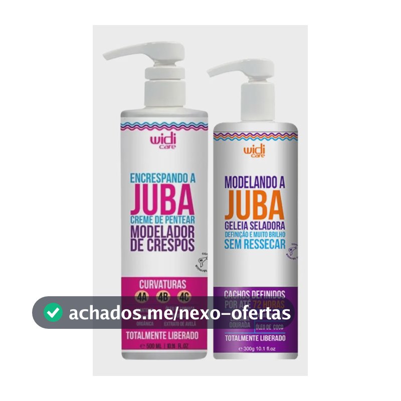Kit Widi Care Juba Modelador Encrespando + Geleia Seladora