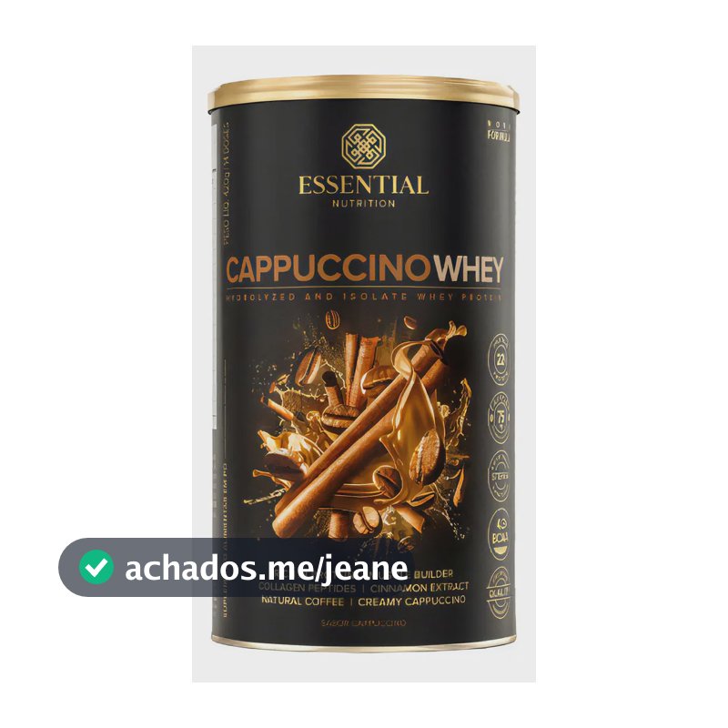 Suplemento Em Pó Essential Nutrition Cappuccino Whey Em Lata 420g