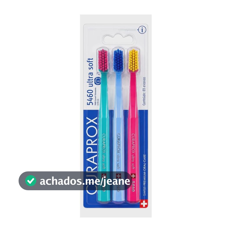Trio Curaprox Ultra Soft Kit Com 3 Unidades Cores Sortidas