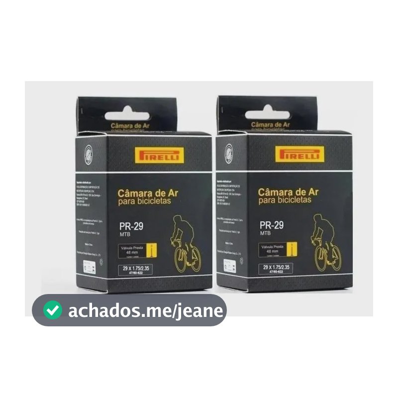 Par Câmara De Ar Pirelli Bike Mtb Aro 29 Presta 48mm