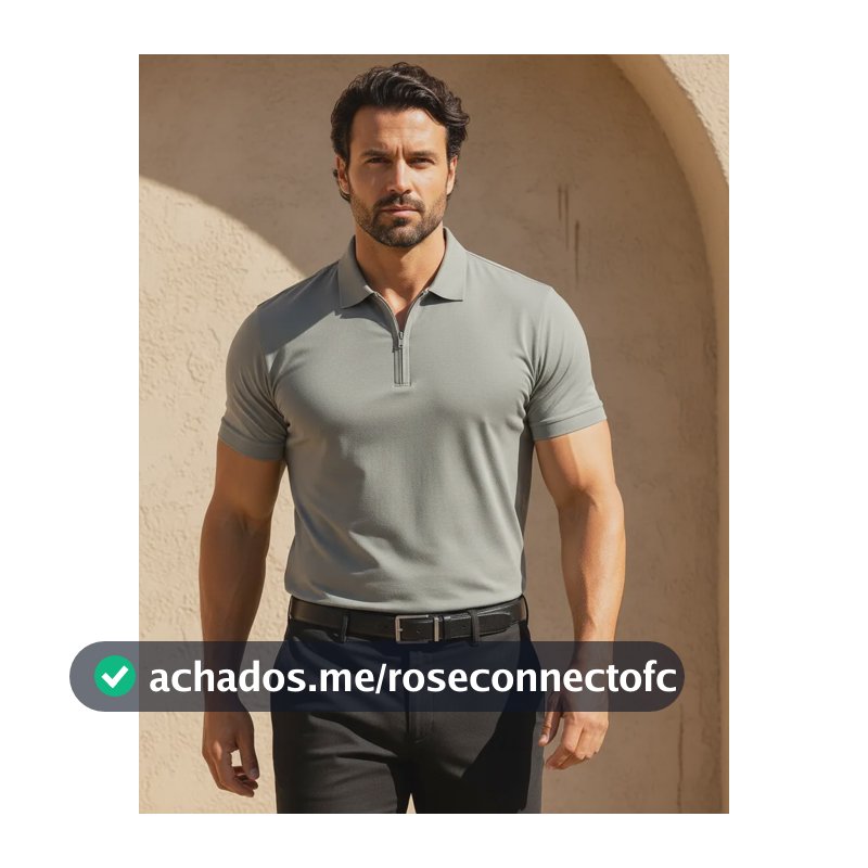 Camisa Gola Polo Zíper Masculina Poliamida Premium Elastano Verde Old Money G1 Liso