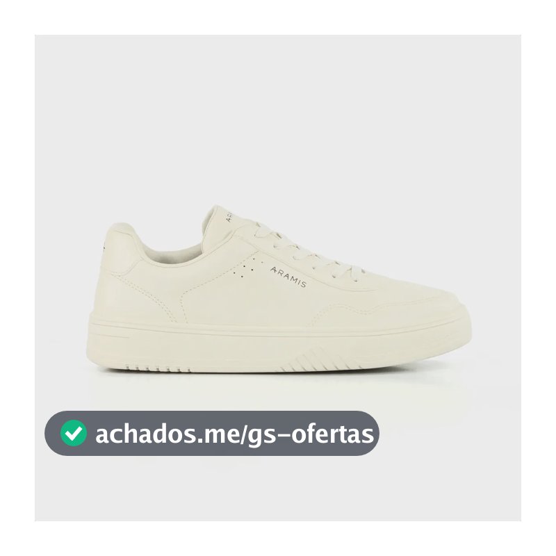 Tênis Aramis Peak Road Ajuste Confortável E Solado Casual Off-white 39 Br