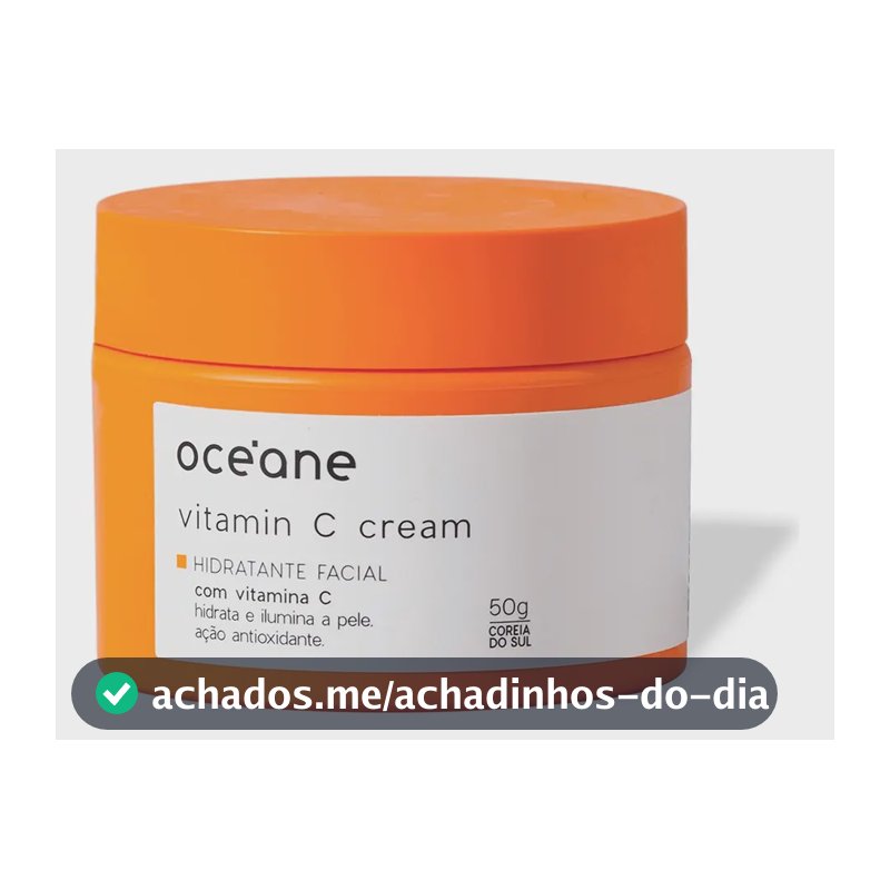 Creme Hidratante Facial Com Vitamina C 50g