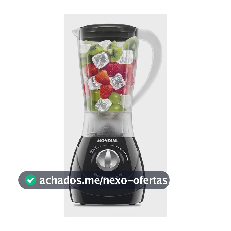 Liquidificador Easy Power Mondial 550w L-550-b Preto 127V
