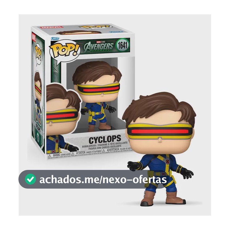 Boneco Funko Pop! Marvel Vingadores Dr Destino Ciclope