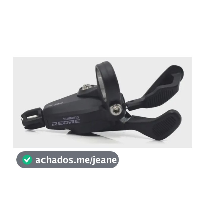 Deslocador direito Shimano Deore SL-M6100-R 12v Mtb S/visor preto