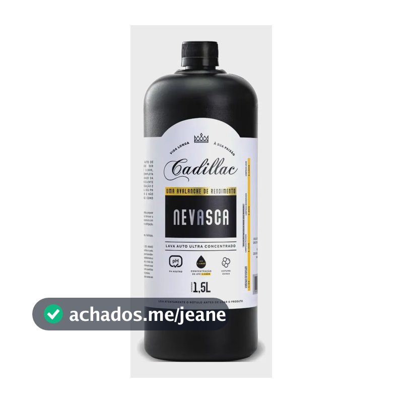 Shampoo Automotivo Nevasca 1,5l Cadillac Snow Foam Ph Neutro