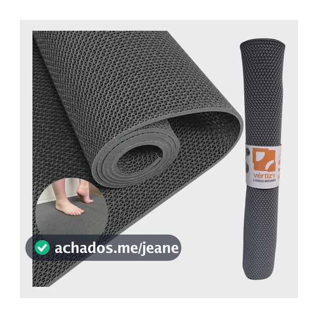 Tapete Antiderrapante Box Piso Banheiro Piscina 80cmx120 Cm