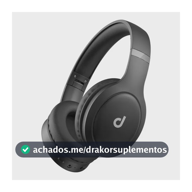 Fone De Ouvido Headphone Dapon H02D Bluetooth 5.1 Over-ear 22h Preto