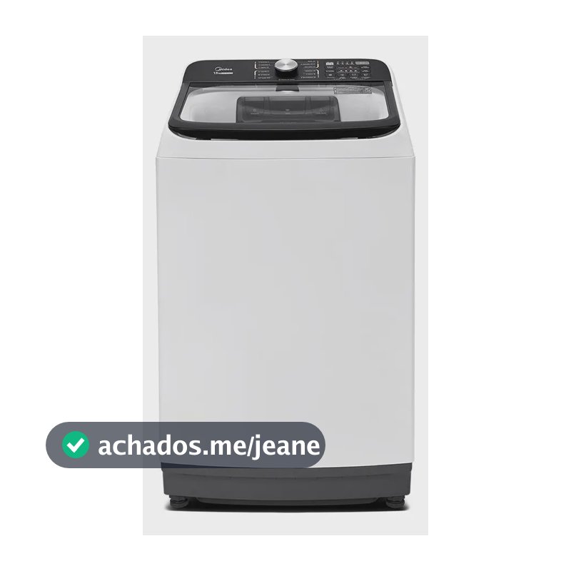 Lavadora Midea Wave Agitator 15kg 127v Branco