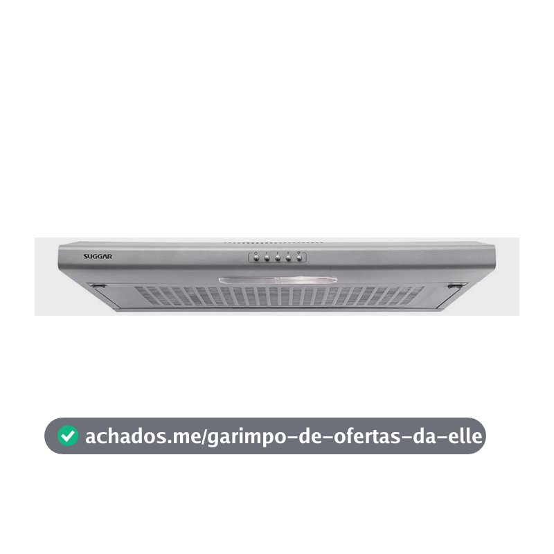Depurador De Ar Suggar Slim 60cm Manta Prata Di601pr
