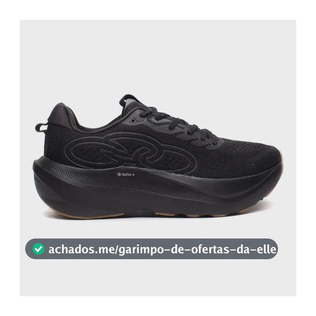 Tênis Masculino Olympikus Nuvem Leve Hypersox Preto Preto 42 Br