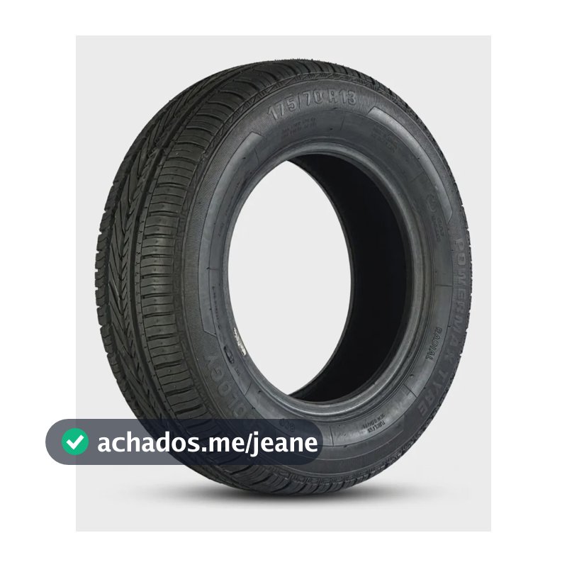 Pneu 175/70r13 Remold Com Borracha Vipal E Garantia De 1 Ano R