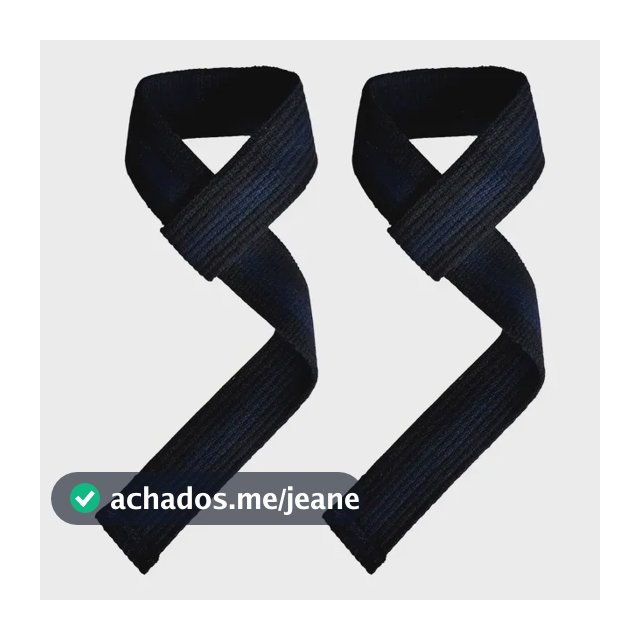 Fita Strap Profissional 100% Algodão Mais Resultado Cor Preto/azul Fortwazz ZZ50