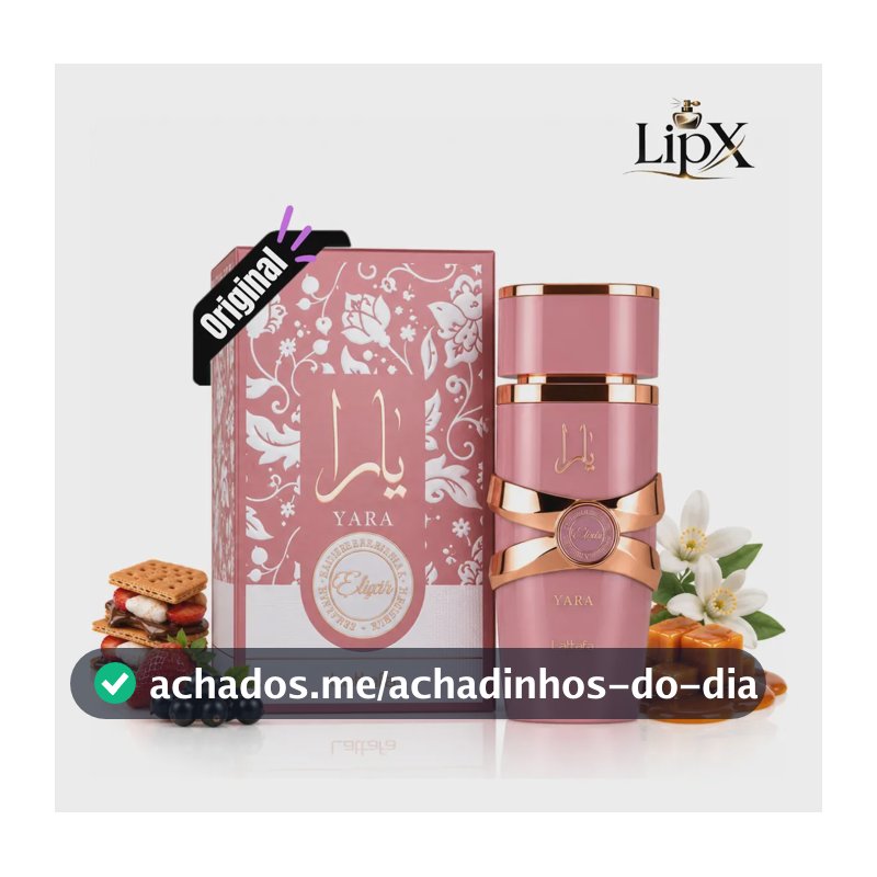 Perfume Arabe Yara Elixir Feminino Eau De Parfum 100ml Lipx