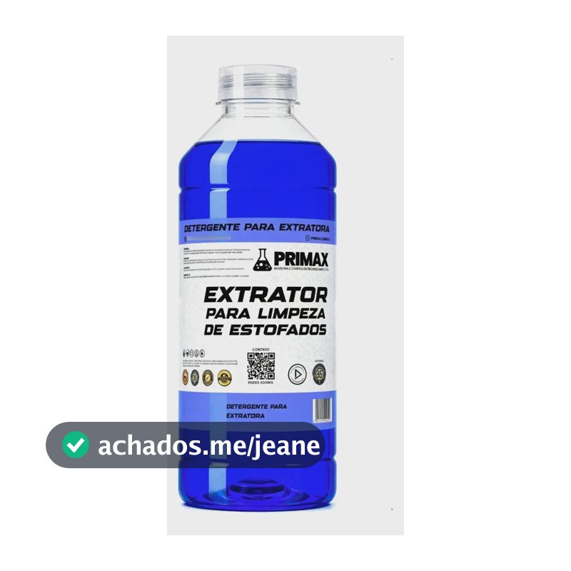 Detergente Para Extratora Sofa Tapete Estofado Tecido 1lt