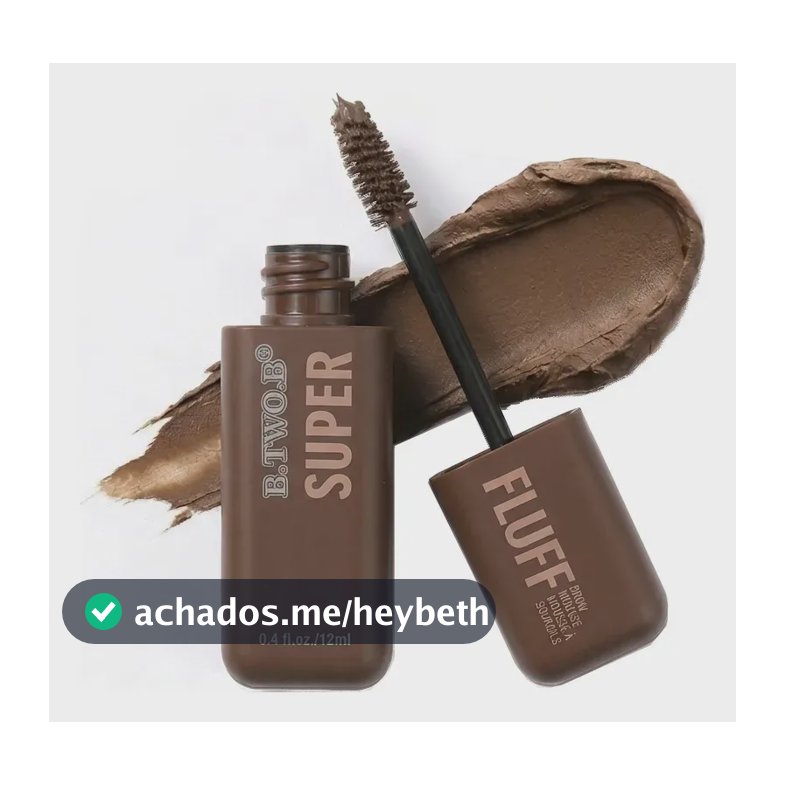 B.two.b Gel Para Sobrancelhas Super Fluff - Longa Duração Cor marrom médio